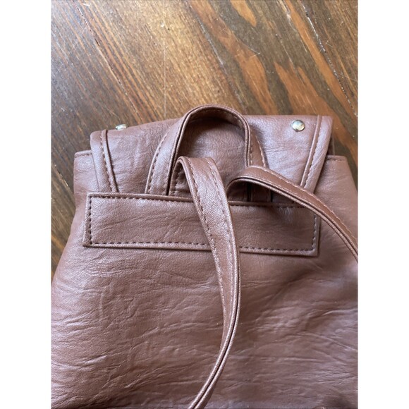 Western Aztec Purse Backpack Fringe Faux Leather Bag Boho - Picture 6 of 11